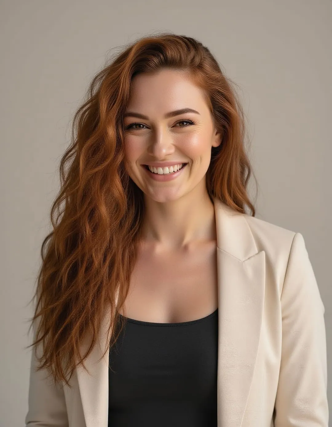 Casual lifestyle dating portrait in a modern indoor environment